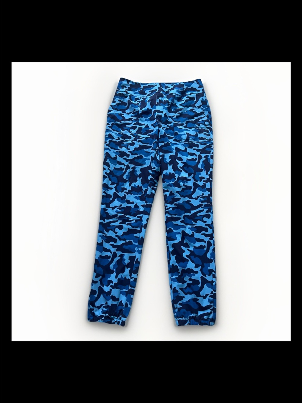 Kinona Tailored & Trim Golf Women's Pants Jogger Blue Camouflage Size S